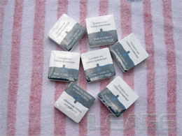 Compressed hotel towel
